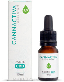 Купить кремы и лосьоны для тела Cannactiva: Hanföl 2,5% - Cannactiva Purified CBD Oil 2,5% 10 ml