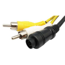 EUROCONNEX 1407 Mini DIN 8P To RCA Cable 1.5 m