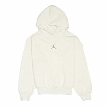 Hooded Sweatshirt for Girls Jordan Po-Pull Beige