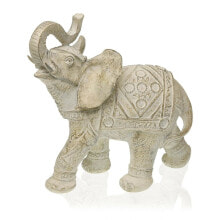 Decorative Figure Versa Elephant 10,5 x 22,5 x 23 cm Resin