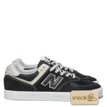 [NM574VCB] Mens New Balance NUMERIC 574 VULC 'BLACK GREY'