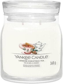 Duftkerze im Glas mit 2 Dochten London Christmas Tea - Yankee Candle Singnature