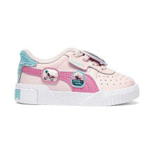 Puma P. Patrol X Cali Team Ac Lace Up Toddler Girls Pink Sneakers Casual Shoes