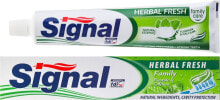 Kräuterzahnpasta mit Fluorid und Calcium Family Herbal Fresh - Signal Family Herbal Fresh Toothpaste