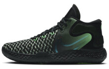 Nike Trey 5 Black Illusion Green 中帮 复古篮球鞋 男款 黑绿 / Кроссовки Nike CK2090-004 Trey 5