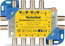 System przekazu sygnału AV TechniSat TechniSat TechniSwitch 5/8 mini LAN, multi-switch (yellow/silver)