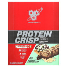 Protein Crisp, Caramel Chocolate Crunch, 12 Bars, 2.05 oz (58 g) Each