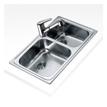Sink with Two Basins Teka 11119006 classic