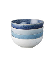 Denby studio Blue Cereal Bowls, Set of 4