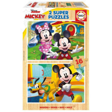 EDUCA BORRAS 2X16 Mickey&Minnie Puzzle