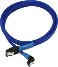Компьютерные кабели и коннекторы nanoxia SATA 6GB/s, 0.6m кабель SATA 0,6 m Синий NXS6G6B