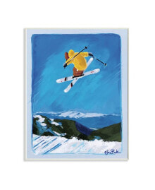 Winter Athlete Ski Jump Snow Sports Art , 13
