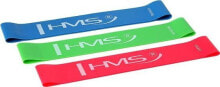 Силовые ленты и тросы hMS Mini Band Set GU04 Slim różne poziomy oporu w zestawie wielokolorowy 3 szt.