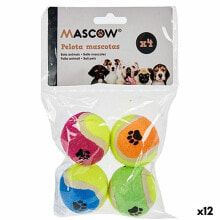 Игрушка для собак Мяч Разноцветный Ø 4,5 cm полиэтилен полипропилен ABS (12 штук)