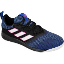 Мужская спортивная обувь для бега Мужские кроссовки спортивные для бега синие черные текстильные низкие  Adidas Ace Tango 172 TR