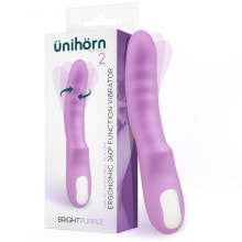 Вибратор ÜNIHÖRN Brightpurple Vibe y Rotator Double Motor 360º USB Silicone