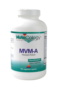 Антиоксиданты nutriCology MVM-A Antioxidant Protocol Антиоксидантный комплекс с N-ацетил-L-карнитином, 5-метилтетрагидрофолатом и активной формой фолиевой кислоты 180 вегетарианских капсулы
