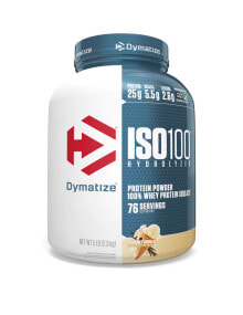 Сывороточный протеин Dymatize ISO100 Гидролизованный изолят сывороточного протеина с ванильным вкусом 2,3 г  76 порций