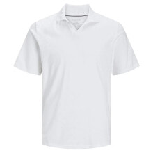 JACK & JONES Summer Linen Short Sleeve Polo