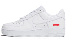 Кроссовки Supreme x Nike Air Force 1 Low White (Белый) купить онлайн