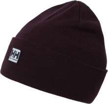 Мужская шапка красная трикотажная  Helly Hansen Urban Cuff Beanie