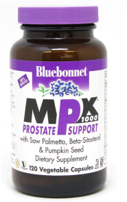 Витамины и БАДы для мужчин bluebonnet Nutrition MPX 1000 Prostate Support Комплекс для здоровья предстательной железы 120 капсул