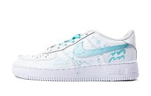 【定制球鞋】 Nike Air Force 1 Low 07 空军一号 蓝色幻想 银河星座 低帮 板鞋 男款 白蓝 / Кроссовки Nike Air Force CW2288-111