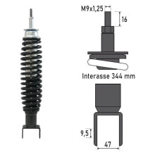 BCR Piaggio Vespa Pk 50Cc/Pk Xl 125 cc rear shock