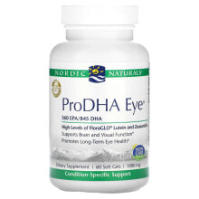 Рыбий жир и Омега 3, 6, 9 nordic Naturals, ProDHA Eye, 500 mg, 60 Soft Gels