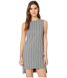 Купить женские платья Nicole Miller: Nicole Miller 294339 Women's Striped Shift Dress (Grey Multi) Dress, Size 4