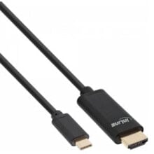 Компьютерные разъемы и переходники Видео кабель адаптер InLine 64111 1 m USB Type-C HDMI