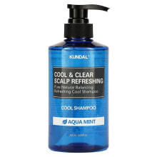 Шампуни для волос кундал, Освежающий шампунь Cool & Clear для кожи головы, вода с мятой, 500 мл (16,9 жидк. Унции)