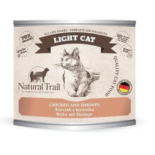 NATURAL TRAIL Light chicken with shrimp wet cat food 200g