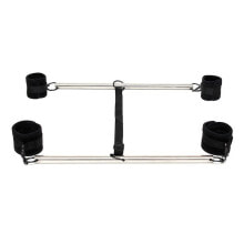 Double Spreader Bar with Cuffs Adjustable Black