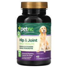 Витамины и добавки для собак petnc NATURAL CARE, добавка для бедер и суставов, уровень 3, со вкусом печени, 45 жевательных таблеток