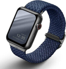 Uniq UNIQ pasek Aspen Apple Watch 40/38 мм Плетеный небиески/Оксфорд синий