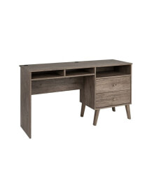 Prepac milo Desk with Side Storage and 2 Drawers