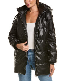 Купить женские пальто STELLA & LORENZO: Stella + Lorenzo Quilted Coat Women's Black Xs