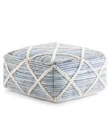 Simpli Home cowan Square Pouf