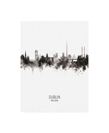 Trademark Global michael Tompsett Dublin Ireland Skyline Portrait II Canvas Art - 36.5