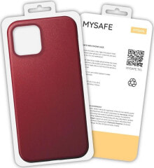 Mysafe MYSAFE ETUI SKIN IPHONE XS MAX BORDOWY PUDEŁKO