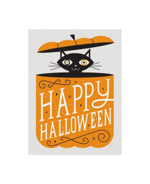 Trademark Global michael Mullan Festive Fright Cat Canvas Art - 27