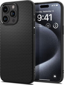 Spigen Spigen Liquid Air, matte black - iPhone 6.9