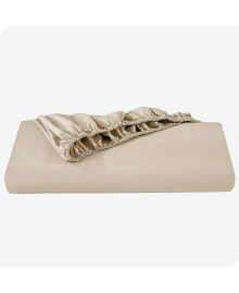 Bare Home organic Cotton Percale Fitted Sheet Queen