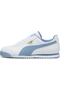 Erkek Beyaz - Mavi Roma Basic Sneaker Ayakkabı 36957152
