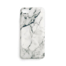 Marble żelowe etui pokrowiec marmur iPhone 13 Pro biały