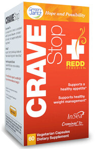 Жиросжигатели Redd Remedies Crave Stop Комплекс с хромом для здорового контроля веса 90 вегетарианские капсулы
