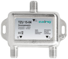 Телевизионные антенны axing TZU 15-04 Кабельный разветвитель Металлический TZU01504