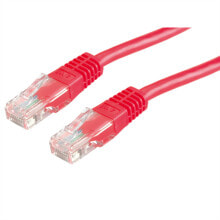 Кабель-каналы Value UTP Patch Cord Cat.6, red 10 m сетевой кабель Красный 21.99.1581