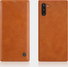 Nillkin Etui Nillkin QIN Samsung Galaxy Note 10 - Brown uniwersalny